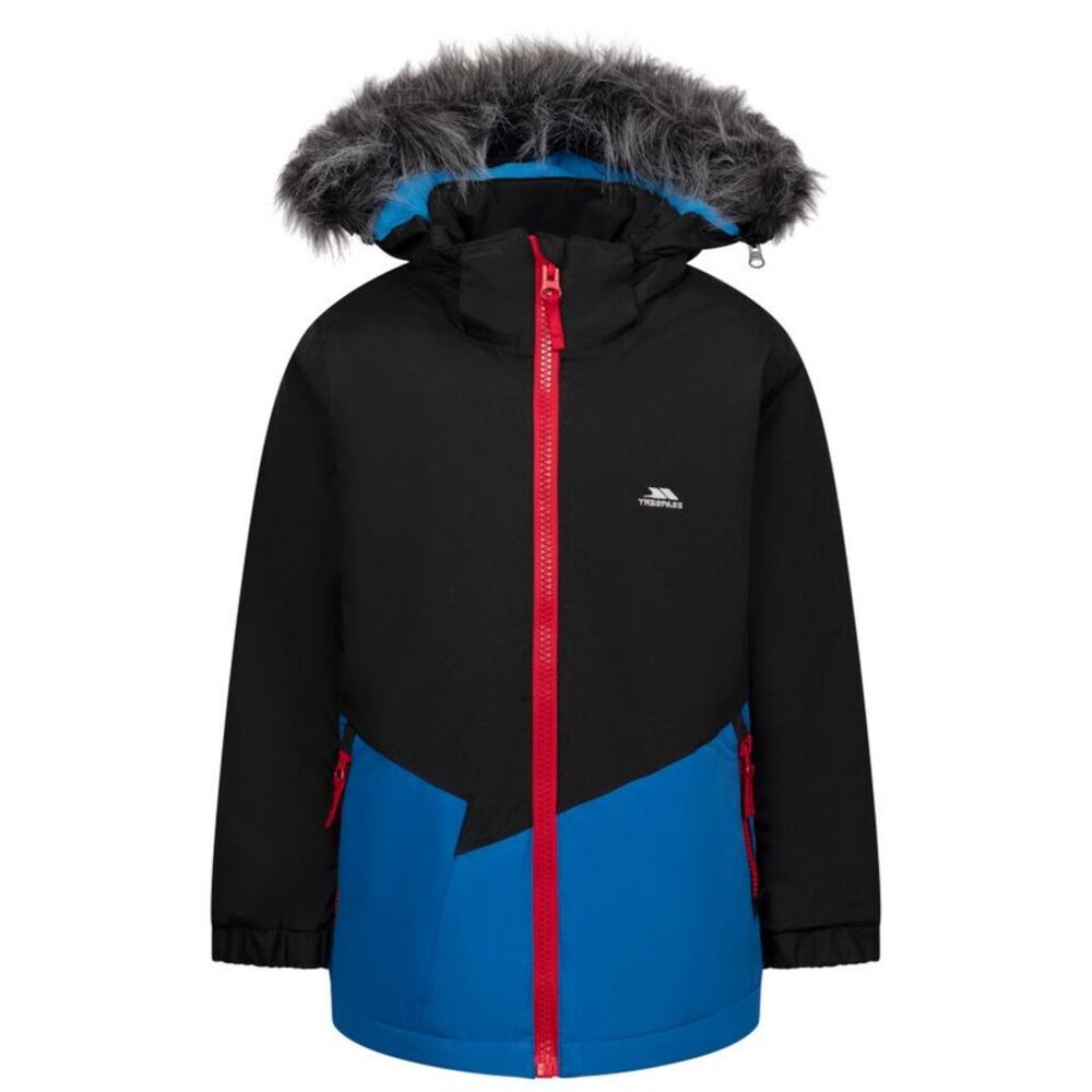 Trespass Boys Deen Raincoat / Black